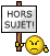 Hors sujet